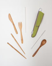 Load image into Gallery viewer, Reusable Utensil Kit - Classic Glass Straw

