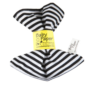 Black & White Stripe Pattern Baby Paper