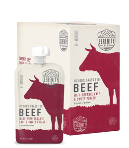 Grass Fed Beef with Organic Kale & Sweet Potatoes Baby Food