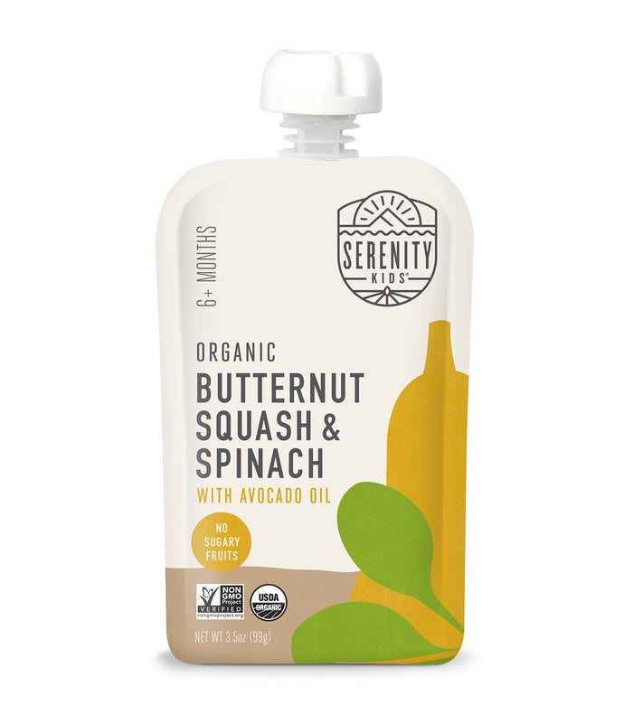 Organic Butternut Squash & Spinach Baby Food