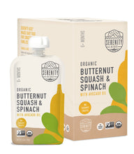 Load image into Gallery viewer, Organic Butternut Squash &amp; Spinach Baby Food
