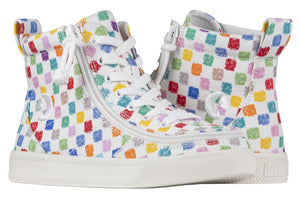 Kids' Checkerboard Billy Classic Lace Highs
