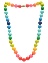 Load image into Gallery viewer, Chewbeads Christopher Teething Necklace - Rainbow
