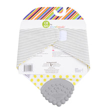 Load image into Gallery viewer, CB GO by Chewbeads Baby Cotton Drool Bib with 100% Silicone Teether
