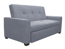 Load image into Gallery viewer, Eco Sofa Bed Upholstered Natural Fiber Couch Non Toxic Slate
