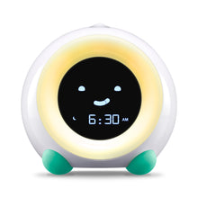 Load image into Gallery viewer, LittleHippo Mella Ready to Rise Children&#39;s Trainer, Alarm Clock, Night Light and Sleep Sounds Machine
