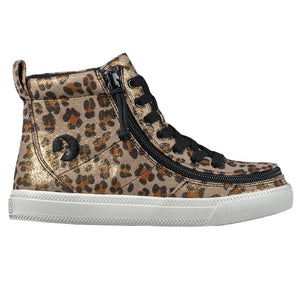 Kids' Leopard Shimmer Thread Billy Classic Lace Highs