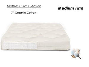 Organic Cotton Futon Mattress - Certified Organic Cotton Mattress Medium