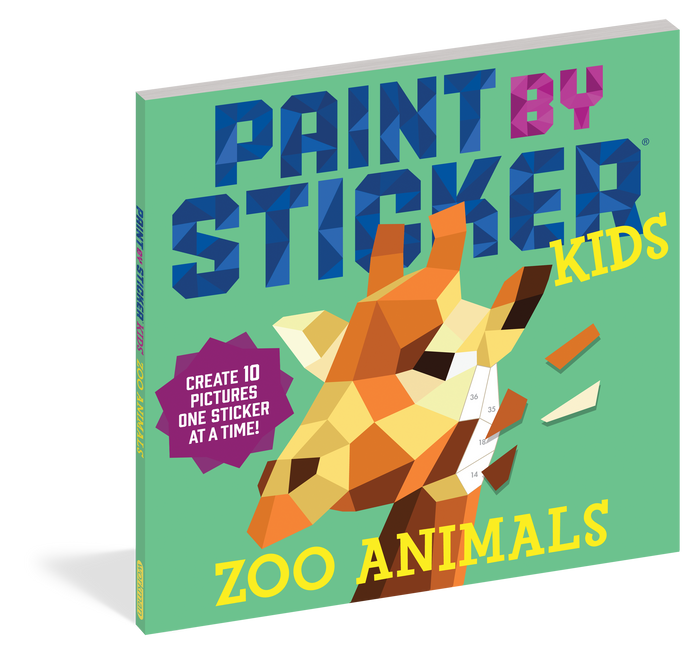 Paint by Sticker: Zoo Animals
