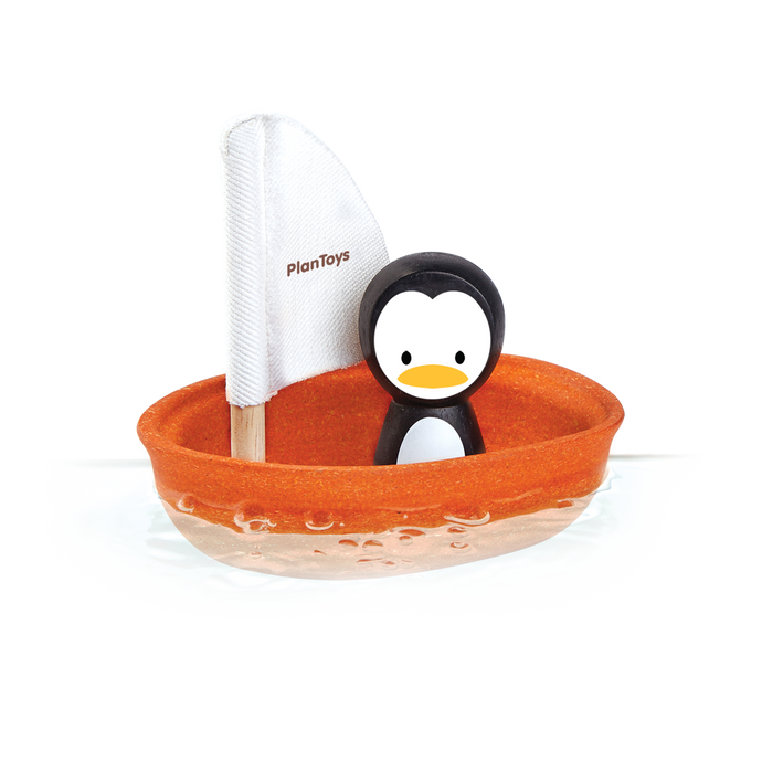 Sailboat with Penguin