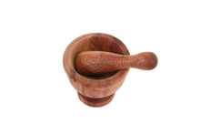 Load image into Gallery viewer, Wooden Pestle &amp; Mortar
