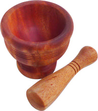Load image into Gallery viewer, Wooden Pestle &amp; Mortar
