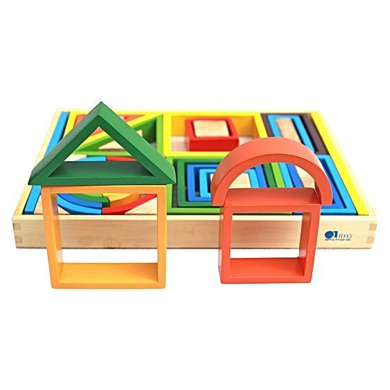 Rainbow Nesting Blocks – The Brain Possible®
