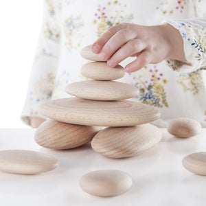 River Stones Wood Stackers