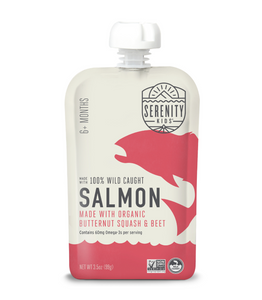 Wild Caught Salmon with Organic Butternut Squash & Beet Baby Food