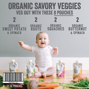 Organic Savory Veggies Baby Food Variety Pack
