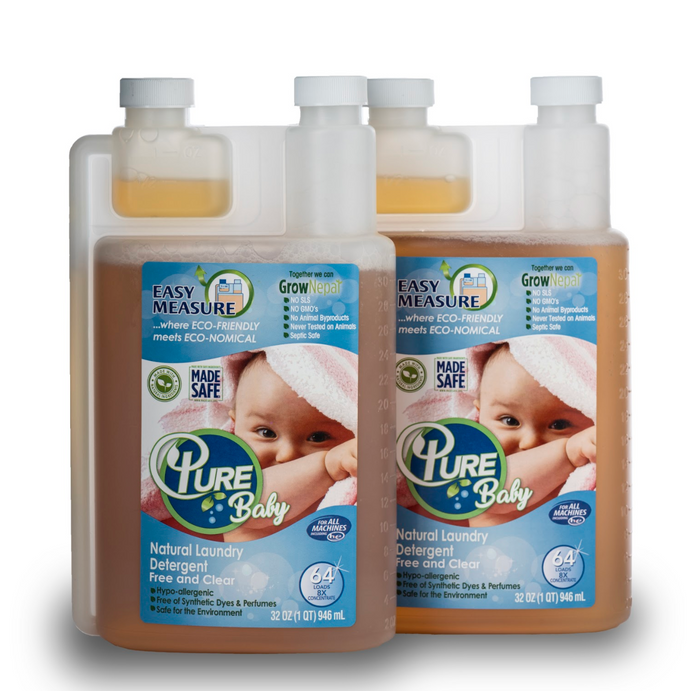 Pure Baby 100% Natural Laundry Detergent | 2-pack
