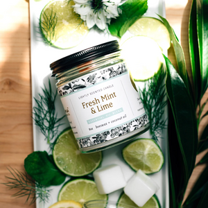 Fresh Mint & Lime Essential Oil Candles