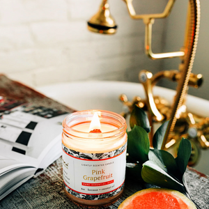 Pink Grapefruit Essential Oil Candles