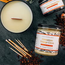 Load image into Gallery viewer, Cinnamon Orange Clove Essential Oil Candles
