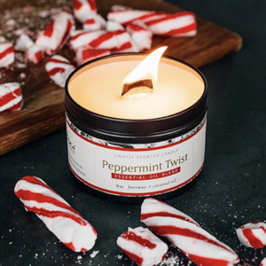 Peppermint Twist Essential Oil Candles