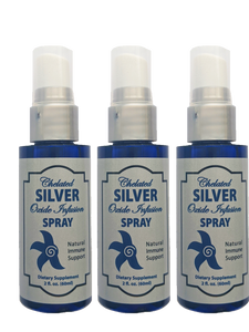 Silver Infusion 150 PPM Silver Oxide Tonic Dietary Supplement - 2 oz. Spray (3-pack)