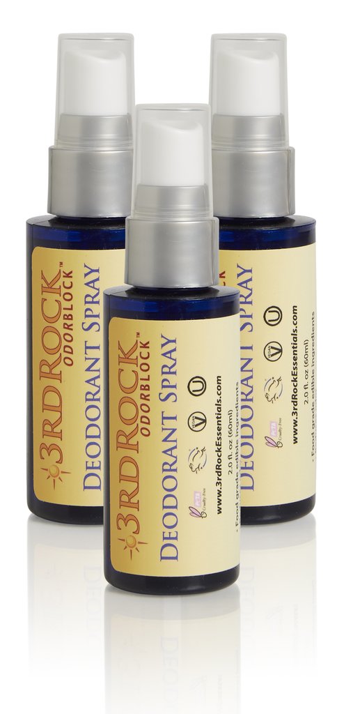 ODORBlock™ Body Deodorant Talc-Free, Aluminum-Free, Paraben-Free and Fragrance-Free (3-pack)