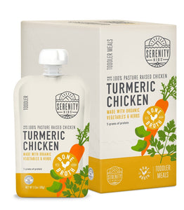 Turmeric Chicken with Bone Broth Baby Food