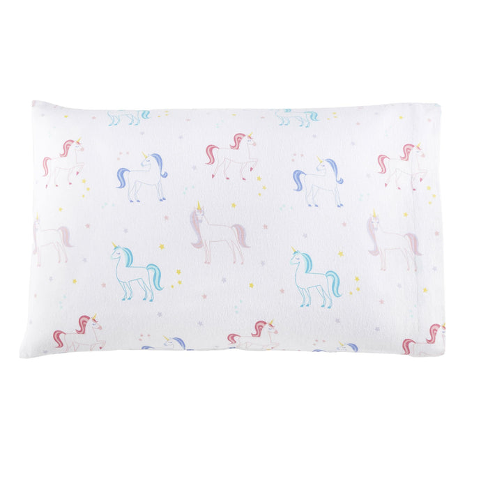 Unicorn 100% Organic Cotton Flannel Pillow Case