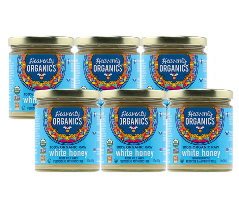 100% Organic Raw White Honey