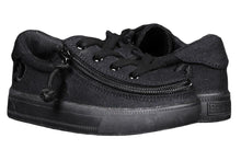 Load image into Gallery viewer, Toddler Black to the Floor Canvas Billy Classic Lace Lows
