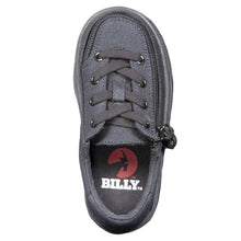 Load image into Gallery viewer, Toddler Black to the Floor Canvas Billy Classic Lace Lows
