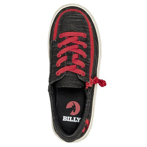 Kids' Black & Red Billy Classic Lace Lows