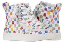 Load image into Gallery viewer, Toddler Checkerboard Canvas Billy Classic Lace Highs
