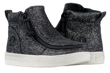 Load image into Gallery viewer, Toddler Black Glitter Billy Classic Lace Highs
