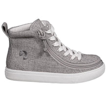 Load image into Gallery viewer, Kids&#39; Grey Jersey Billy Classic Lace Highs
