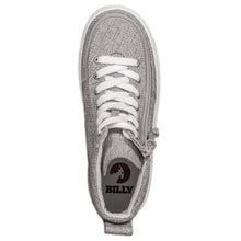 Load image into Gallery viewer, Kids&#39; Grey Jersey Billy Classic Lace Highs
