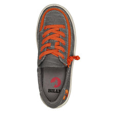 Load image into Gallery viewer, Kids&#39; Grey &amp; Orange Billy Classic Lace Lows
