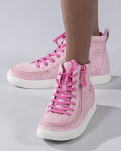 Load image into Gallery viewer, Kids&#39; Heather Pink Billy Classic Lace Highs
