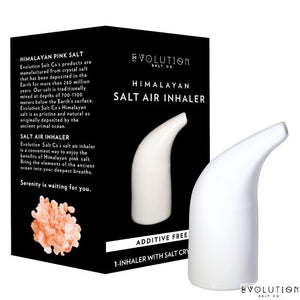 Ceramic Inhaler Filled with Crystal Salt