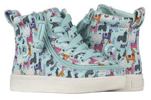 Load image into Gallery viewer, Toddler Mint Llama Billy Classic Lace Highs
