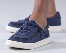 Load image into Gallery viewer, Kids&#39; Navy Billy Classic Lace Lows
