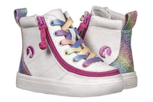 Load image into Gallery viewer, Toddler White Rainbow Billy Classic Lace Highs

