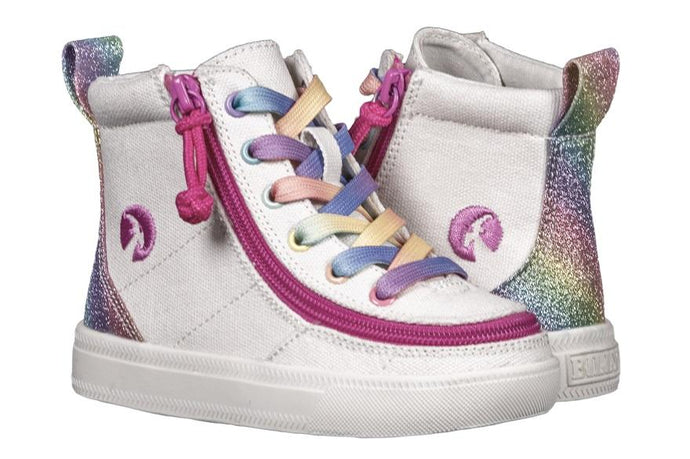 Toddler White Rainbow Billy Classic Lace Highs
