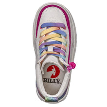 Load image into Gallery viewer, Toddler White Rainbow Billy Classic Lace Highs
