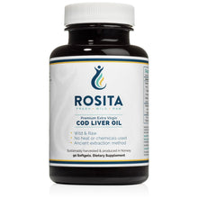 Load image into Gallery viewer, Rosita Extra Virgin Cod Liver Oil Softgels
