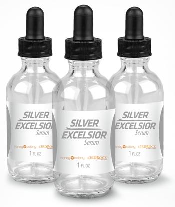 Silver Excelsior Serum - 4000 PPM Silver Oxide Dietary Supplement (3-pack)