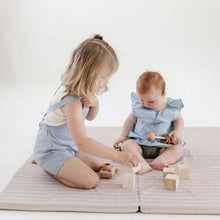 Load image into Gallery viewer, Stripe in Light Grey Play Mat - Standard Size
